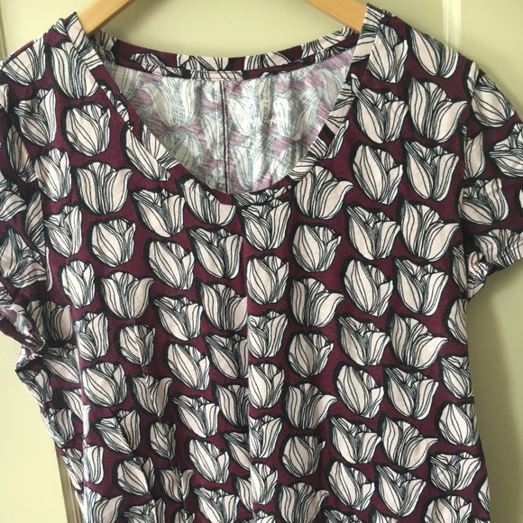 Loft vintage soft tulip tee shirt Large - Picture 1 of 3